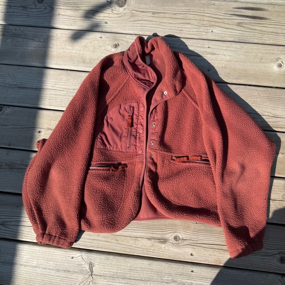 Free People Hit the Slopes Fleece Jacket - Picture 1 of 7